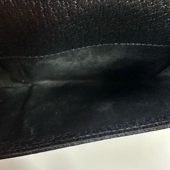 Gucci G Logo Clip Black Leather Wallet - Picture 5 of 11